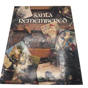 Santa Remembered Cross-Stitch Pattern Book By Leisure Arts Hardcover